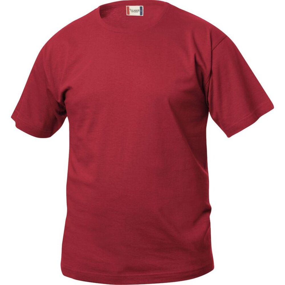 Clique Childrens/Kids Basic T-Shirt / Red